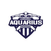 Aquarius Swimming Tournament logo template