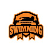 Swimming Tournament logo template 03