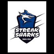 Sharks Track & Field Team Logo 01